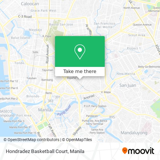 Hondradez Basketball Court map