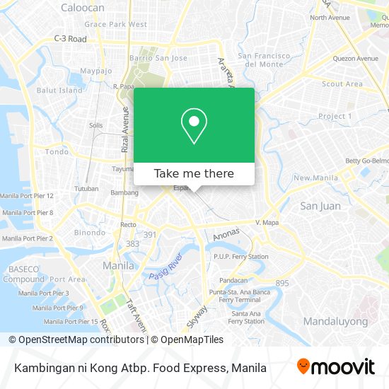 Kambingan ni Kong Atbp. Food Express map