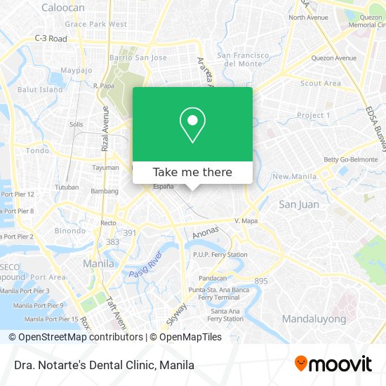 Dra. Notarte's Dental Clinic map