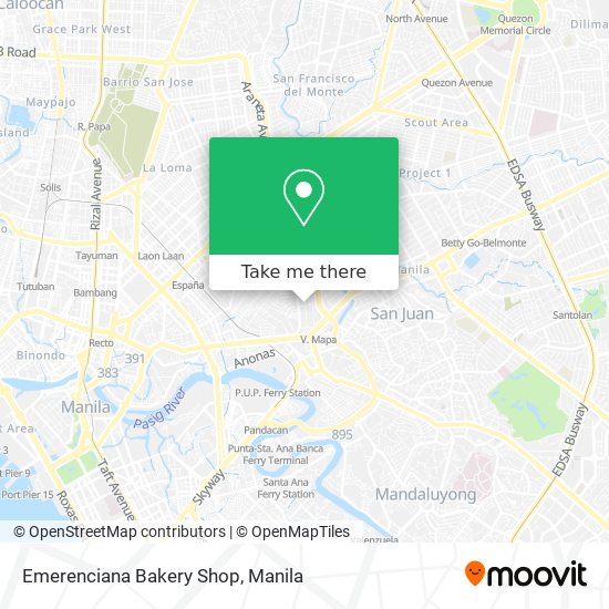 Emerenciana Bakery Shop map