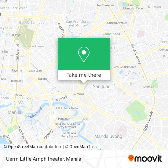 Uerm Little Amphitheater map