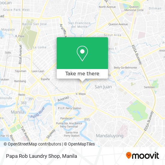 Papa Rob Laundry Shop map