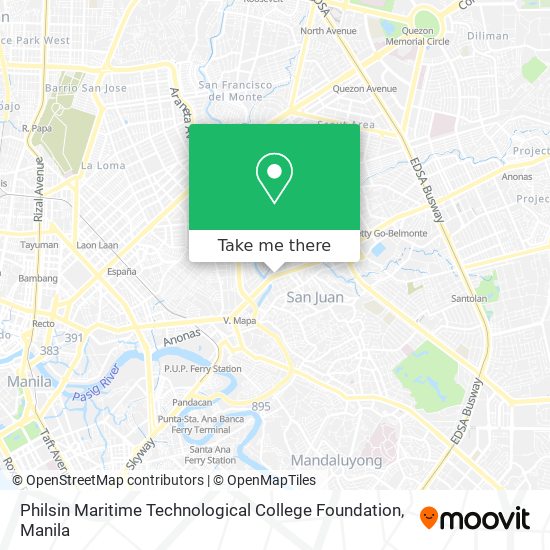 Philsin Maritime Technological College Foundation map