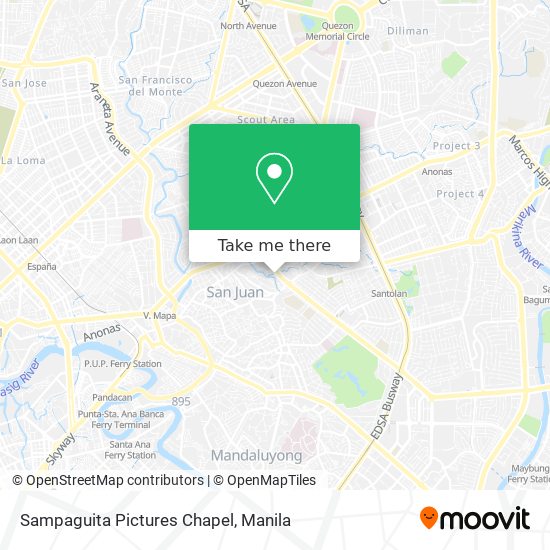 Sampaguita Pictures Chapel map