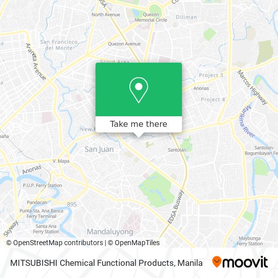 MITSUBISHI Chemical Functional Products map