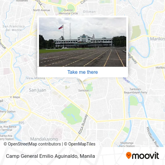 Camp General Emilio Aguinaldo map