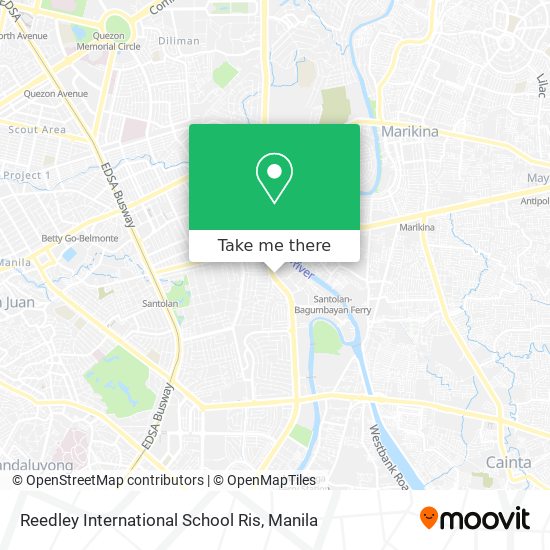 Reedley International School Ris map