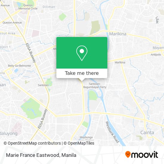 Marie France Eastwood map