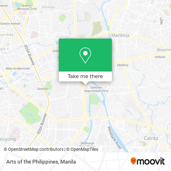 Arts of the Philippines map