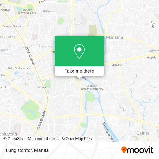 Lung Center map