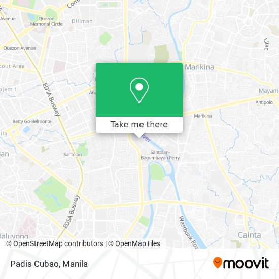 Padis Cubao map