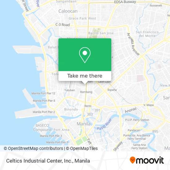 Celtics Industrial Center, Inc. map