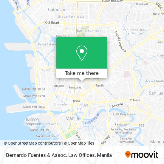 Bernardo Fuentes & Assoc. Law Offices map