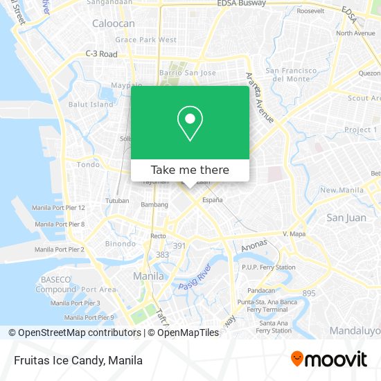 Fruitas Ice Candy map