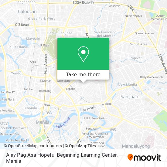 Alay Pag Asa Hopeful Beginning Learning Center map