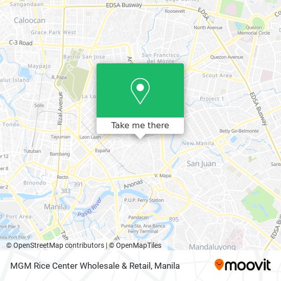 MGM Rice Center Wholesale & Retail map