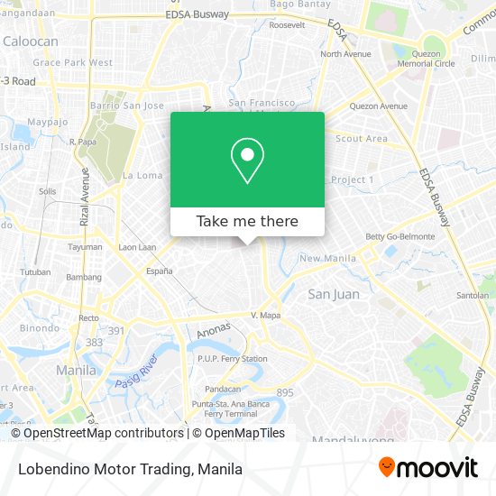 Lobendino Motor Trading map