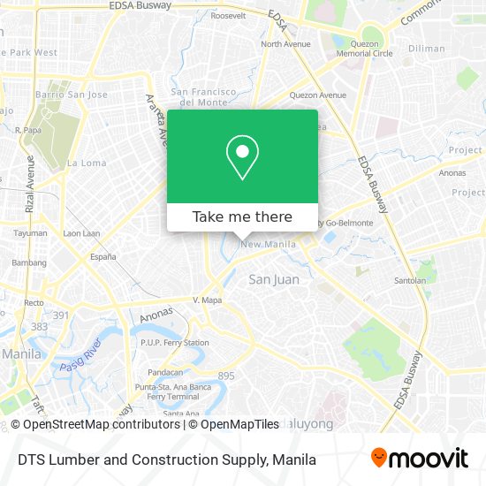 DTS Lumber and Construction Supply map