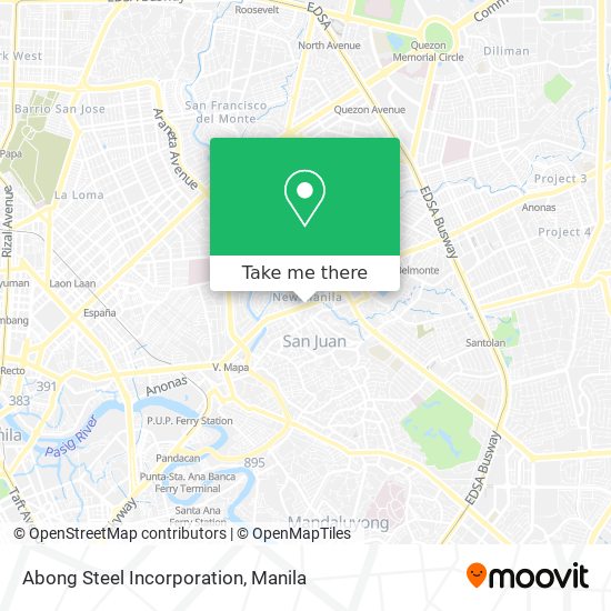 Abong Steel Incorporation map