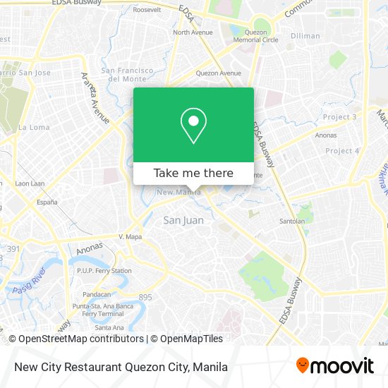 New City Restaurant Quezon City map