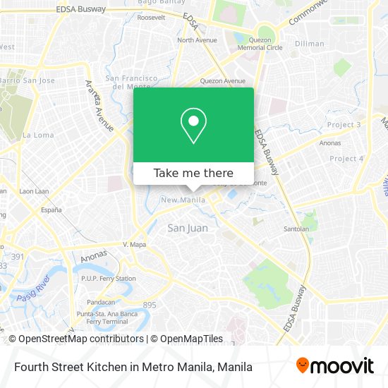 Fourth Street Kitchen in Metro Manila map