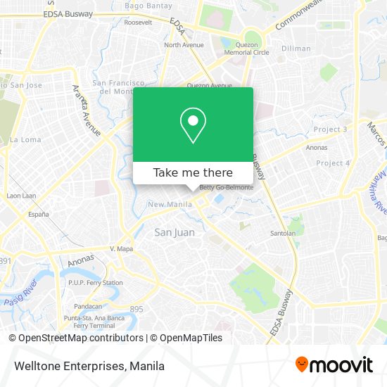 Welltone Enterprises map