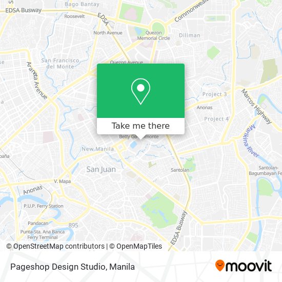 Pageshop Design Studio map