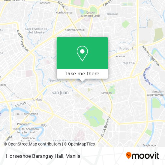 Horseshoe Barangay Hall map