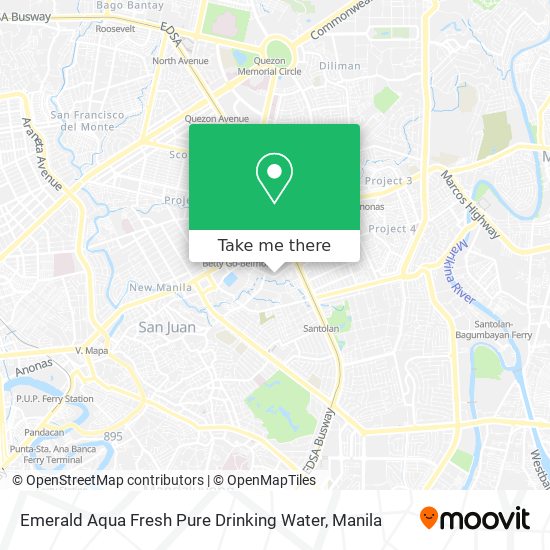 Emerald Aqua Fresh Pure Drinking Water map