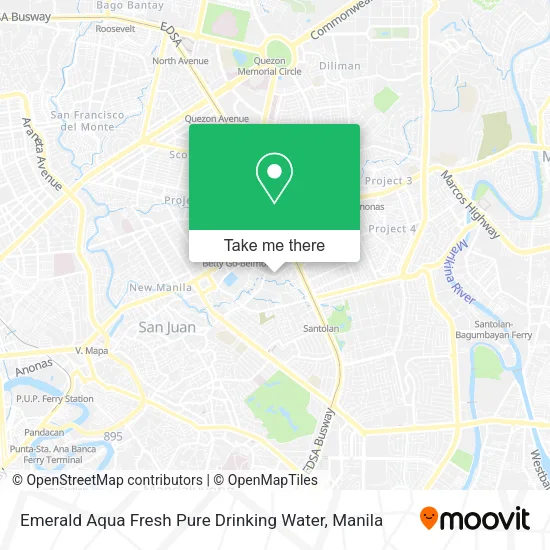 Emerald Aqua Fresh Pure Drinking Water map