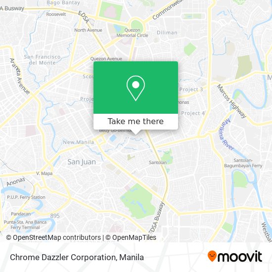 Chrome Dazzler Corporation map