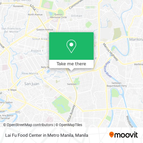 Lai Fu Food Center in Metro Manila map