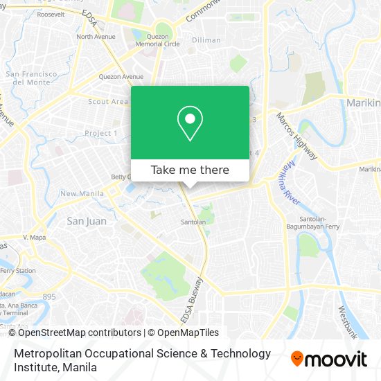 Metropolitan Occupational Science & Technology Institute map