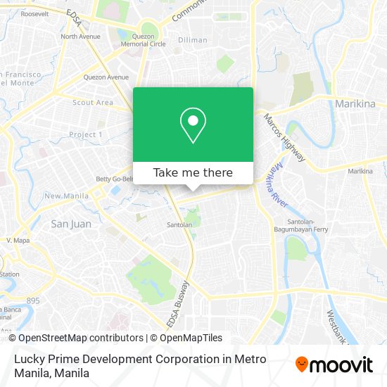 Lucky Prime Development Corporation in Metro Manila map