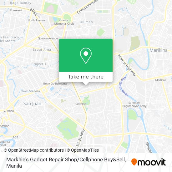 Markhie's Gadget Repair Shop / Cellphone Buy&Sell map