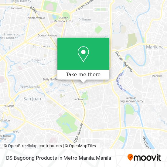 DS Bagoong Products in Metro Manila map