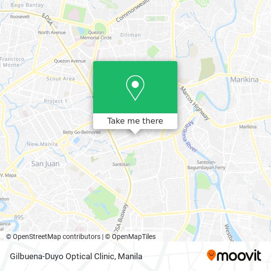 Gilbuena-Duyo Optical Clinic map