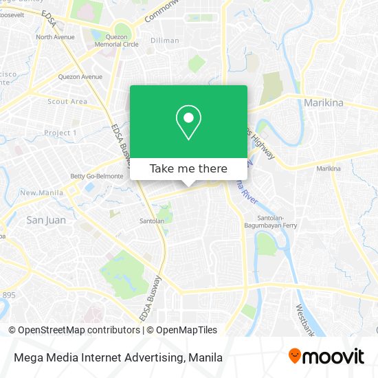 Mega Media Internet Advertising map