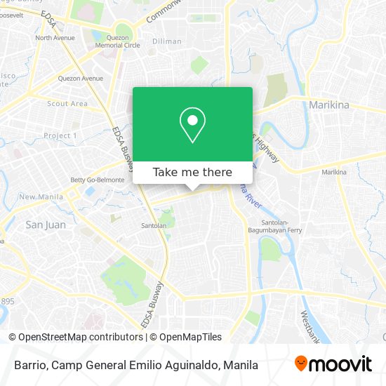 Barrio, Camp General Emilio Aguinaldo map