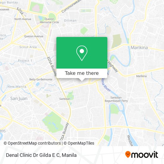 Denal Clinic Dr Gilda E C map