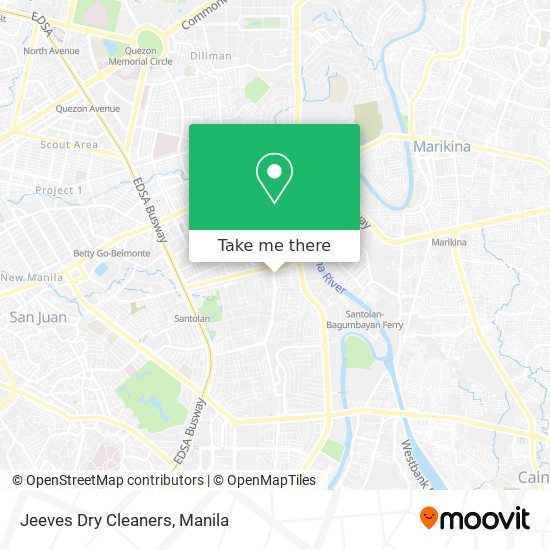Jeeves Dry Cleaners map