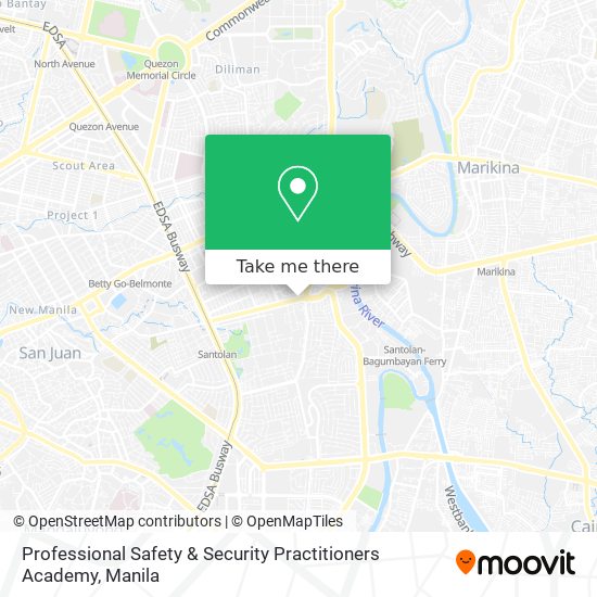 Professional Safety & Security Practitioners Academy map