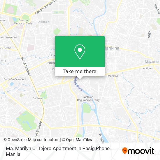 Ma. Marilyn C. Tejero Apartment in Pasig,Phone map