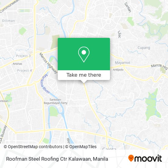 Roofman Steel Roofing Ctr Kalawaan map