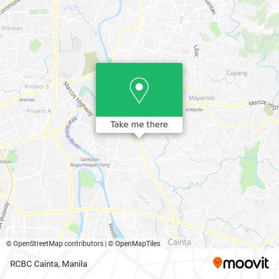 RCBC Cainta map