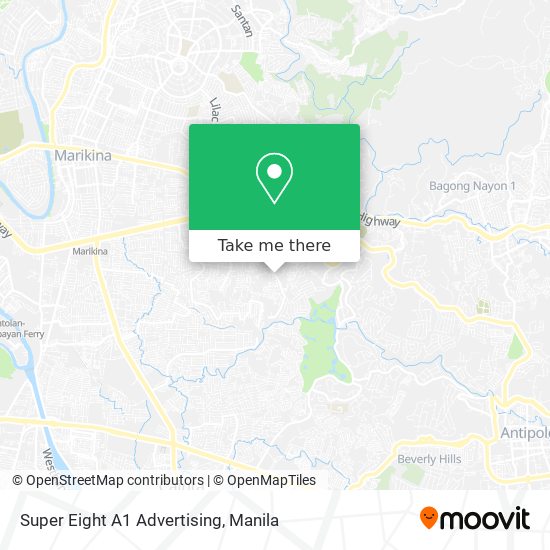 Super Eight A1 Advertising map