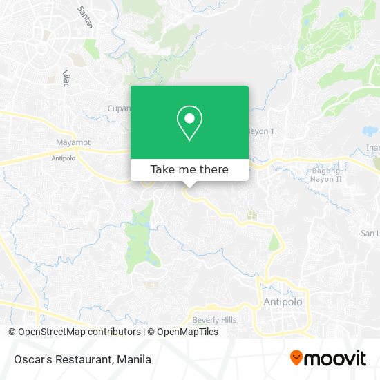 Oscar's Restaurant map