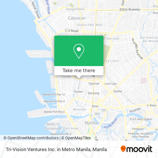 Tri-Vision Ventures Inc. in Metro Manila map