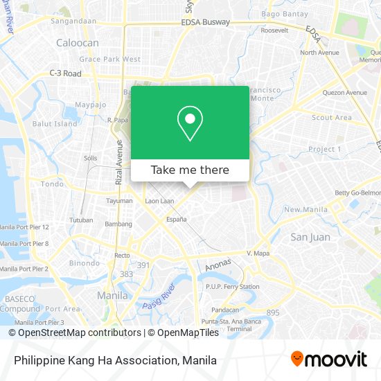 Philippine Kang Ha Association map