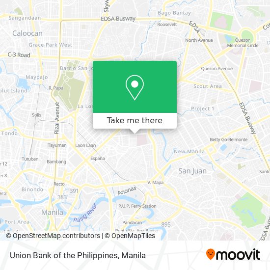 Union Bank of the Philippines map